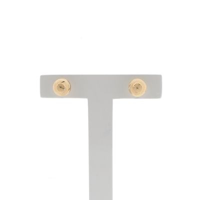 Image 1 of Gold screw stud earrings