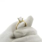 Image 7 of Gold solitaire ring with zirconia stone | Altinbas