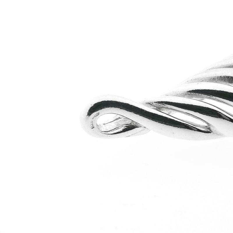 Image 5 of Silver pendant with a convex design