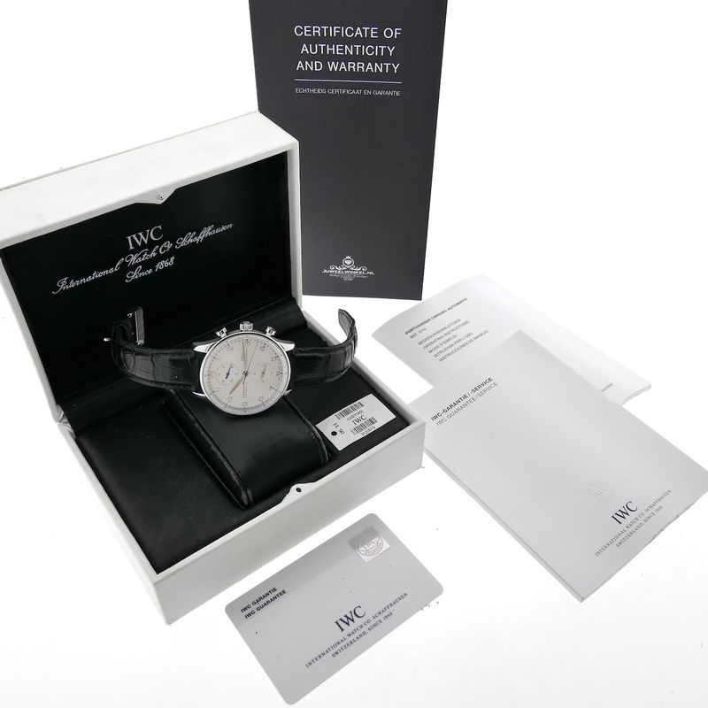 Image 4 of IWC Portuguese Chronograph IW371401; Automatic men's watch