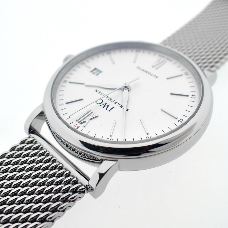 Image 12 of IWC Portofino; Automatic men's watch on Milanese strap