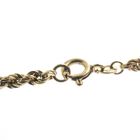 Image 5 of Gold twisted link chain | 45 cm