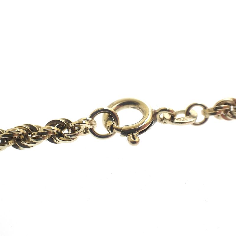 Image 5 of Gold twisted link chain | 45 cm