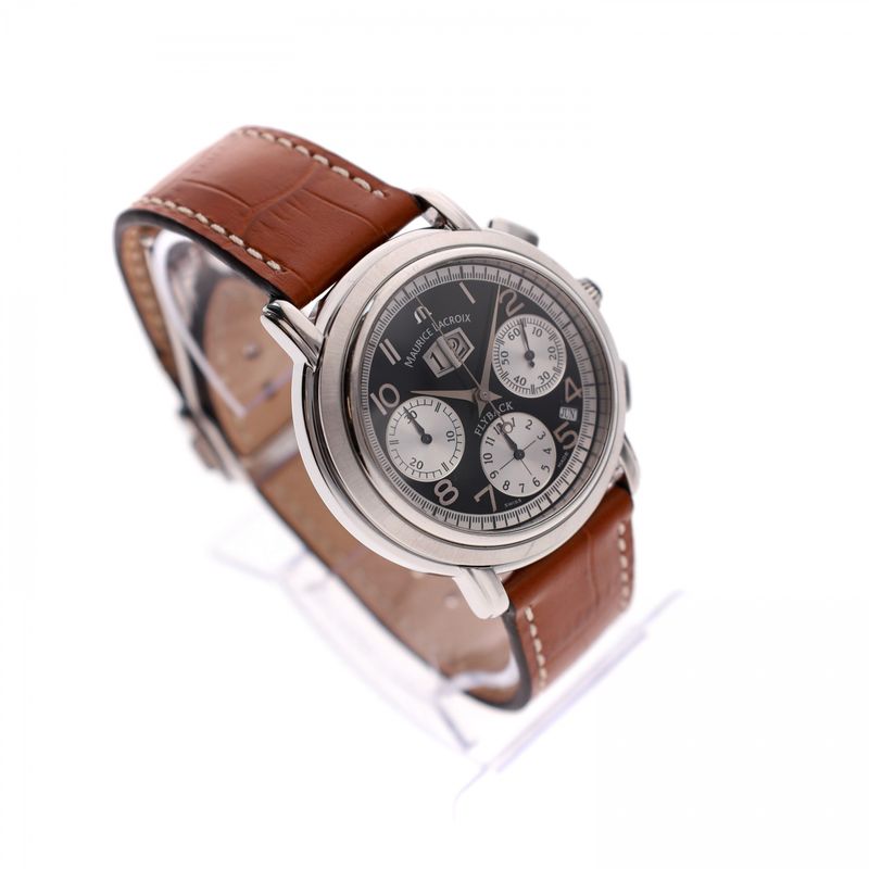 Afbeelding 4 van Maurice Lacroix Masterpiece 'Flyback Annuaire' MP6098; Automatisch Heren Horloge