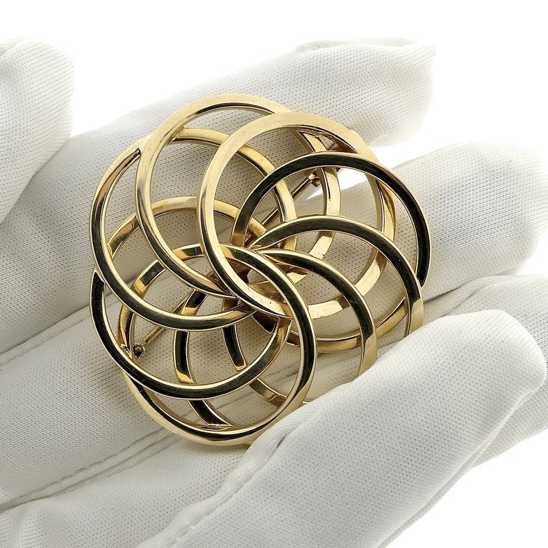 Image 2 of Vintage gold fantasy brooch