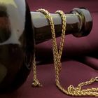 Image 2 of Gold foxtail link chain | 42.5 cm