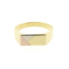 Image 3 of Tricolor gold signet ring | Men