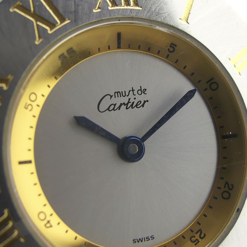 Image 5 of Cartier Must 21; Goud/stalen dames horloge
