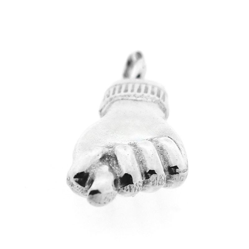 Image 7 of Silver pendant of a Figa fist