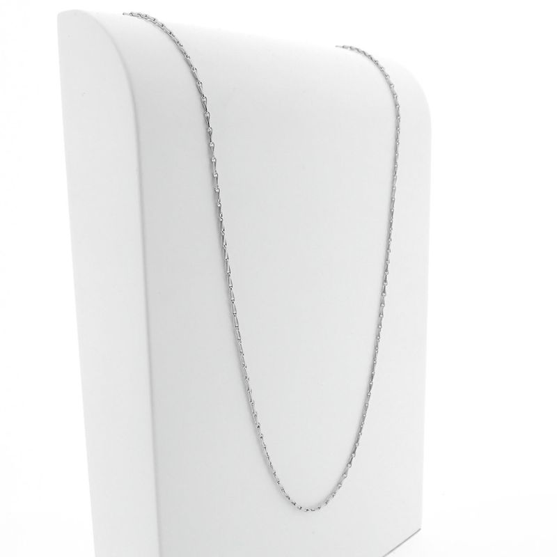 Image 3 of 18K white gold fantasy link chain | 52.5 cm