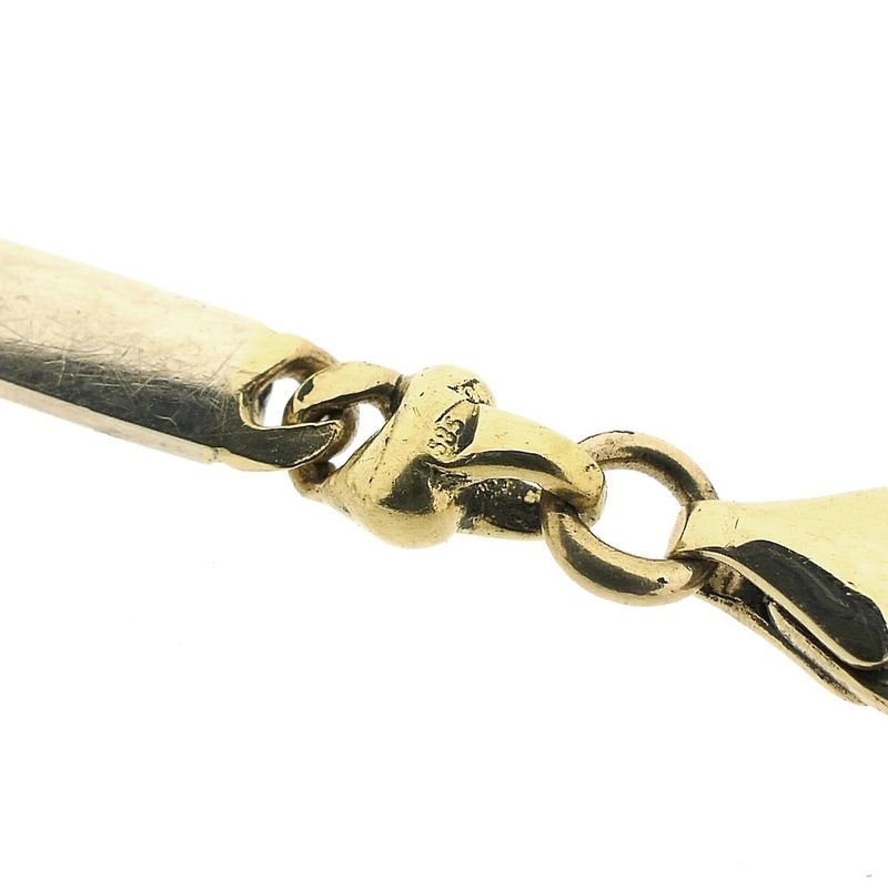 Image 3 of Two-tone gold link bracelet