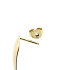Afbeelding 6 van Gouden abstracte oorbellen