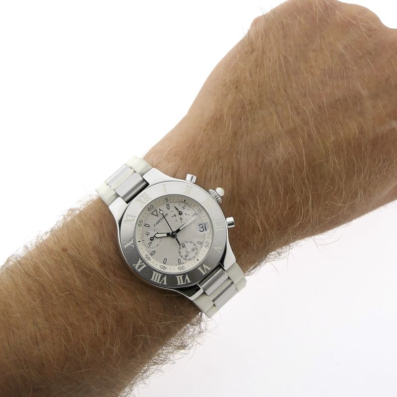 Image 12 of Cartier Chronoscaph 21; Chronograph watch