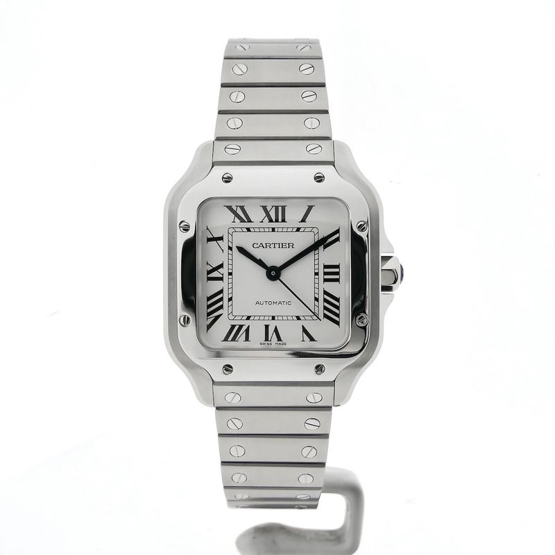 Image 25 of Cartier Santos 'Medium' 4075 WSSA0029; Automatic unisex watch