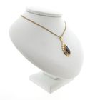 Image 5 of Gold Pendant with Synthetic Purple Gemstone