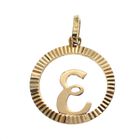 Image 1 of Gold pendant of the letter E