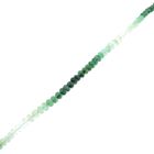 Image 8 of Emerald bead bracelet with gold clasp | 20 cm