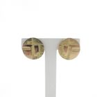 Image 1 of 18 ct. Gold stud earrings | Retro 70's
