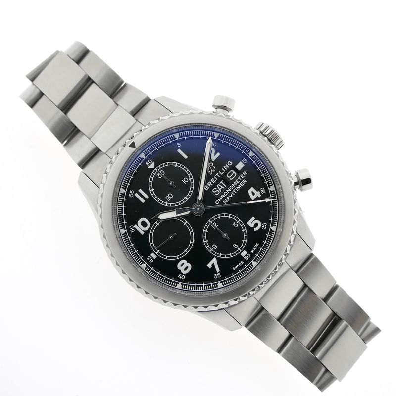 Image 10 of Breitling 'Navitimer 8' A13314; Automatic Chronograph Men's Watch