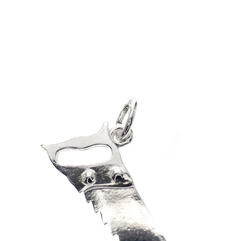 Image 3 of Silver pendant of a saw