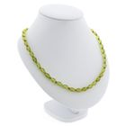 Image 2 of 9 carat peridot bead necklace