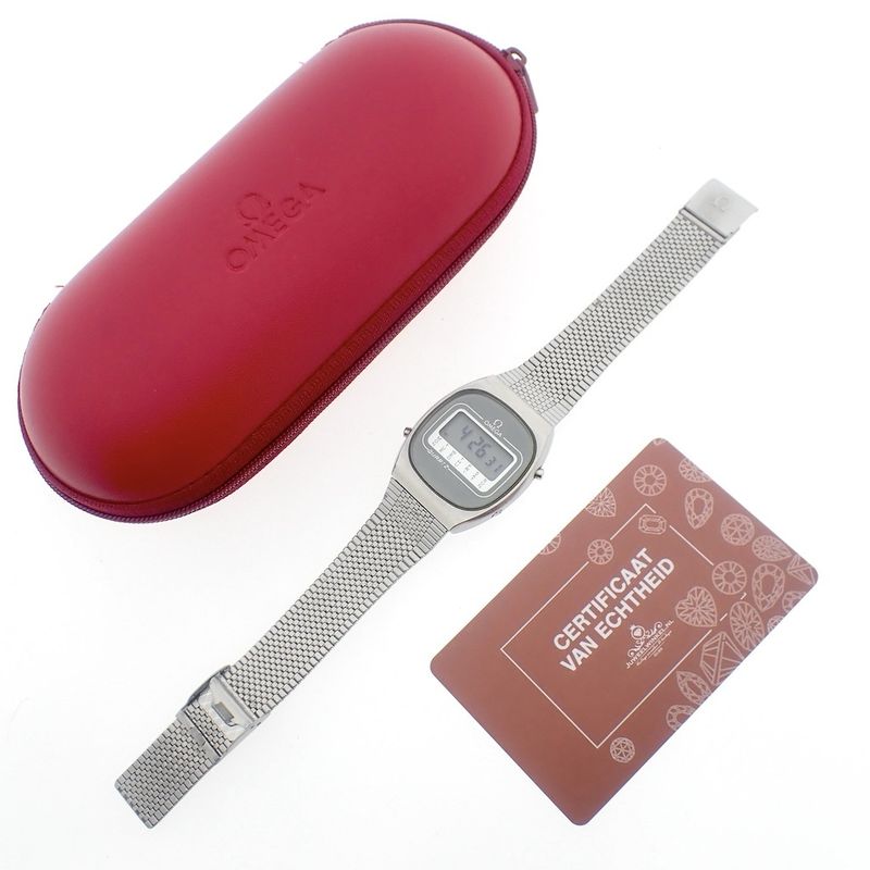 Image 7 of Omega Quartz Digital; Vintage LCD watch