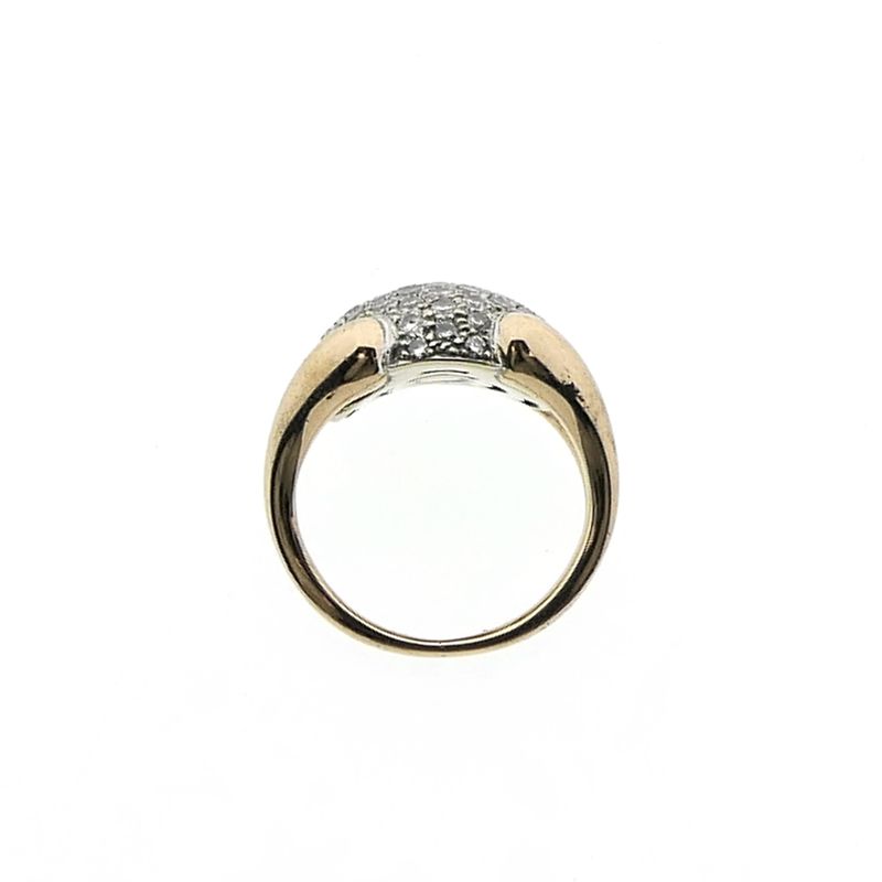 Image 5 of Rose gold ring with diamonds; approx. 0.85 ct.