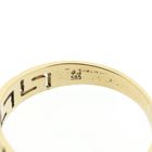 Image 8 of Vintage gold ring with meander pattern