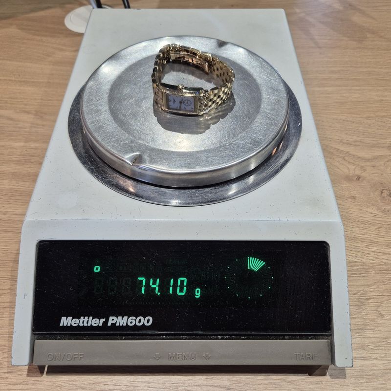 Image 16 of Longines Dolce Vita L5.155.7; 18k gold women's watch with diamonds