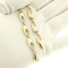 Image 9 of Two-tone gold fantasy link bracelet