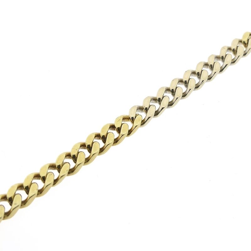 Image 2 of Two-tone gold watch chain; Chatelaine (for a pocket watch)