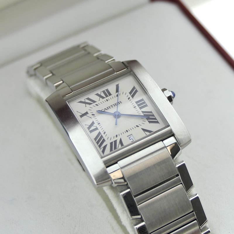 Image 19 of Cartier Tank Française 2302; Automatic unisex watch