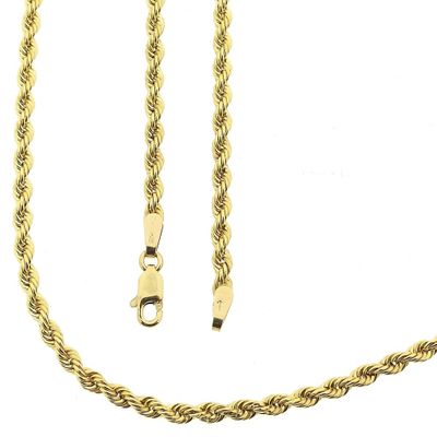 long gold twisted link necklace | 80 cm Image 1 of long gold twisted link necklace | 80 cm