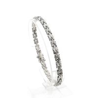 White gold fantasy link bracelet