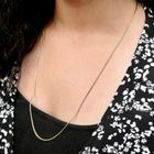 Image 8 of Gold foxtail link chain | 65 cm