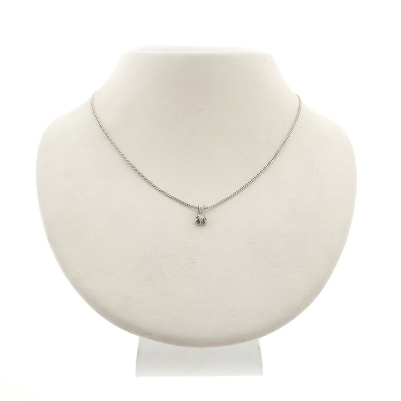 Image 3 of White gold pendant with diamond | 0.025 ct.