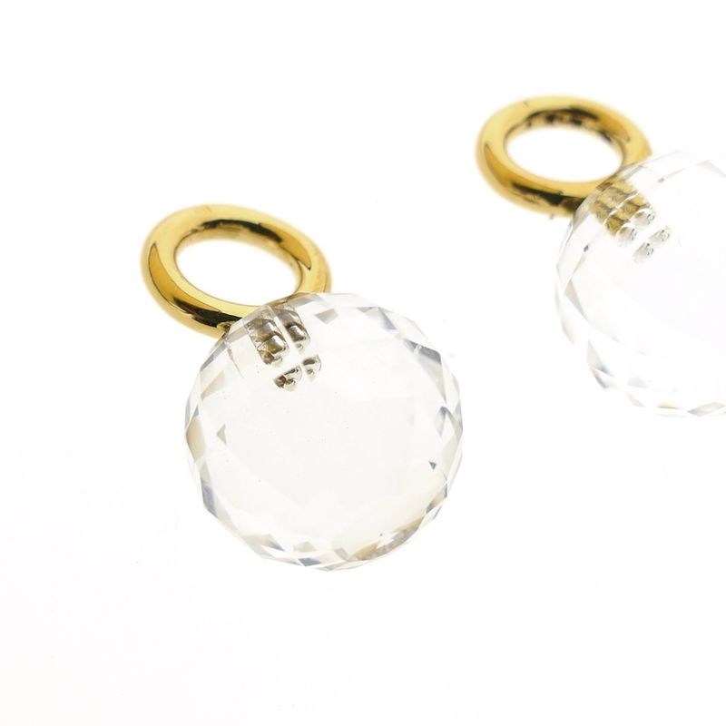 Image 6 of 18K Gold Zirconia Earrings | Blush