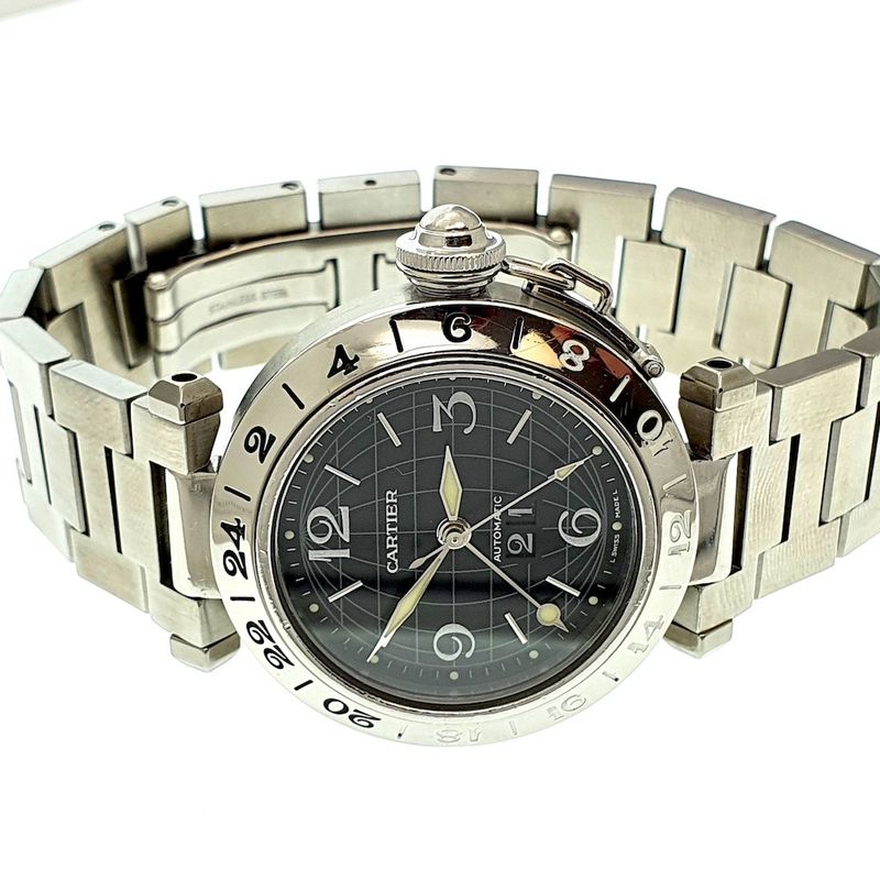 Image 13 of Cartier Pasha GMT; Automatic watch
