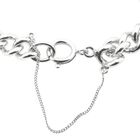 Image 4 of Solid silver gourmet link bracelet.