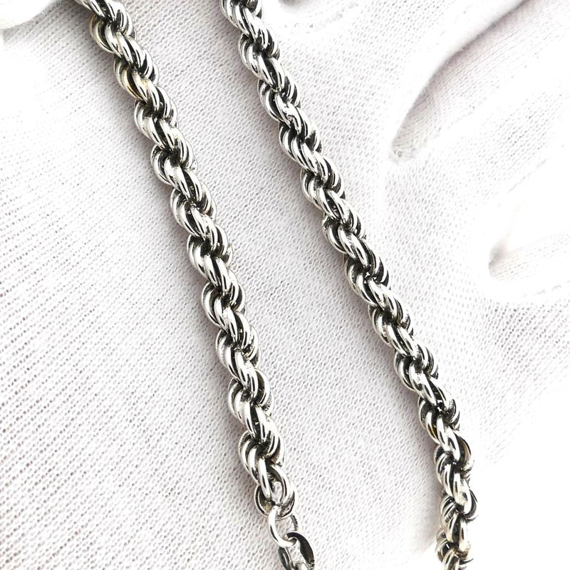 Image 8 of Silver Twisted Chain Bracelet