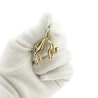 Image 6 of Gold panther pendant with rubies