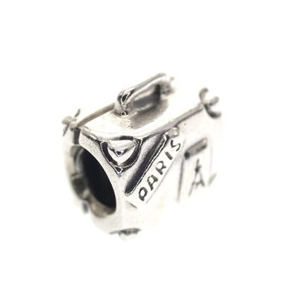 Pandora charm; Silver; Suitcase Charm Image 1 of Pandora charm; Silver; Suitcase Charm