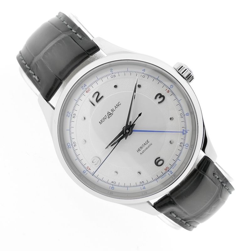 Image 5 of Montblanc Heritage GMT; Automatic men's watch with second time zone