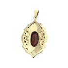 Image 6 of Vintage gold pendant with garnet.