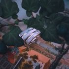 Image 9 of Silver ring with mother of pearl