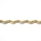 Image 3 of Two-tone gold fantasy link bracelet | 19.5 cm
