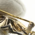 Image 4 of Antique gold brooch with pearl and diamonds