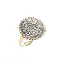 Gold cocktail ring with diamond | 0.335 ct.