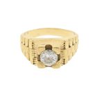 Image 7 of Rolex president band ring with zirconia