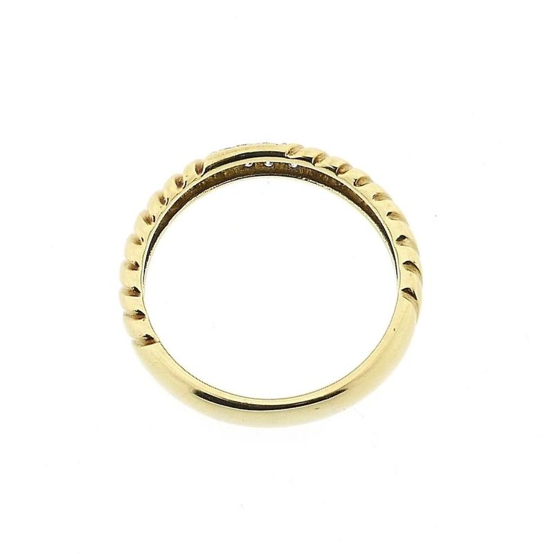 Afbeelding 5 van Gouden Goldgilde ring met diamanten; 0,08 ct.